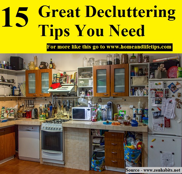 15 Great Decluttering Tips You Need