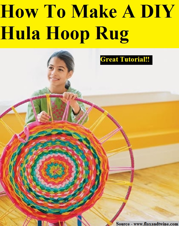 How To Make A DIY Hula Hoop Rug