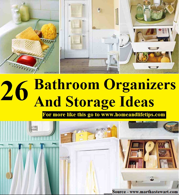 26 Bathroom Organizers And Storage Ideas
