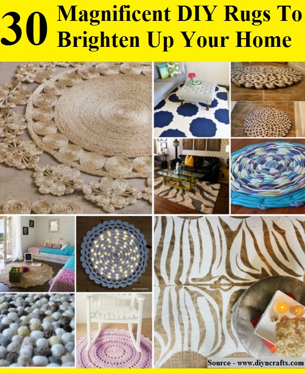 30 Magnificent DIY Rugs To Brighten Up Your Home