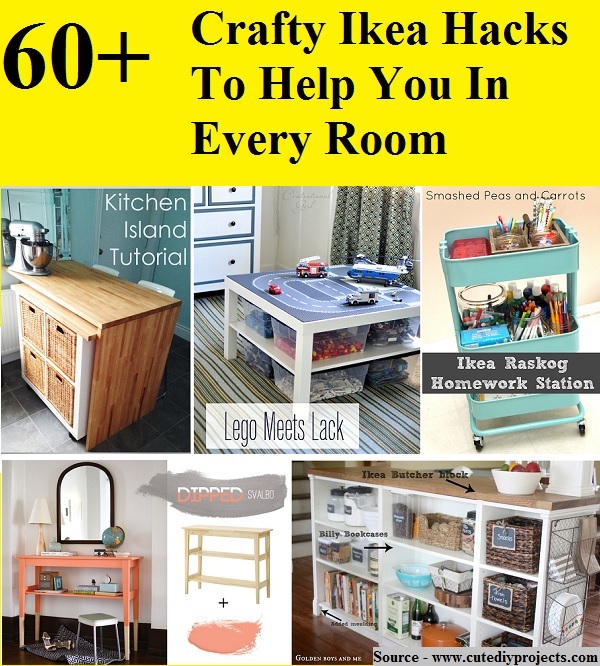 60+ Crafty Ikea Hacks To Help You In Every Room