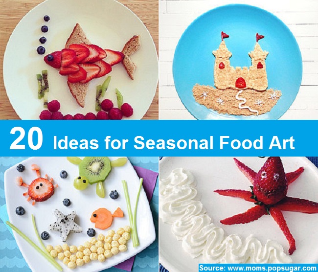 20 Ideas for Seasonal Food Art