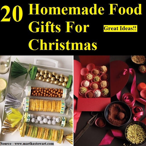 20 Homemade Food Gifts For Christmas