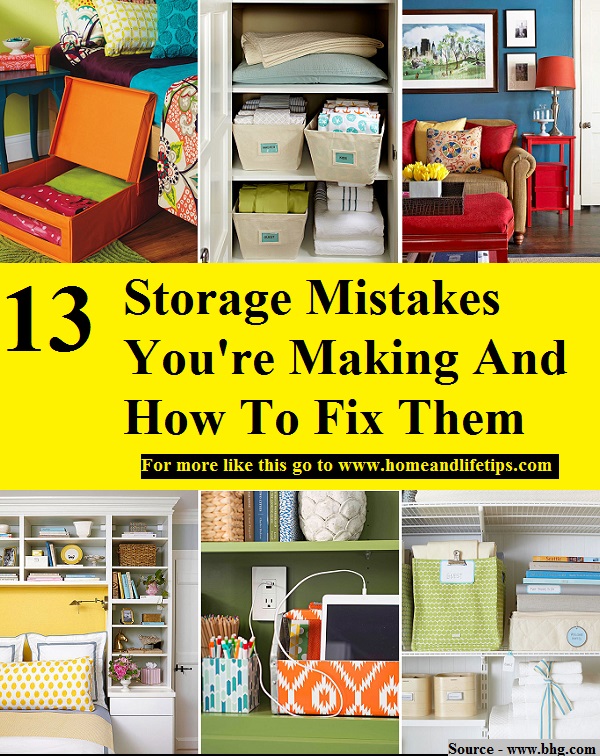 13 Storage Mistakes You're Making And How To Fix Them
