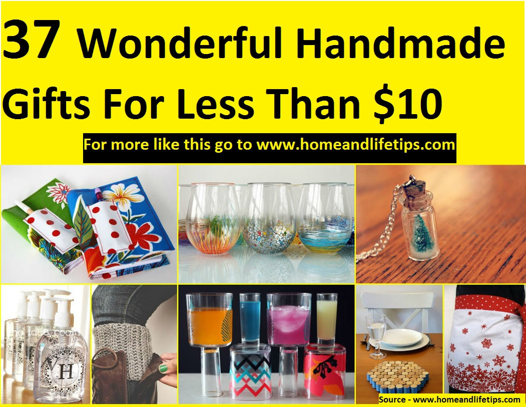37 Wonderful Handmade Gifts For Less Than $10