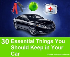 30 Essential Things You Should Keep in Your Car
