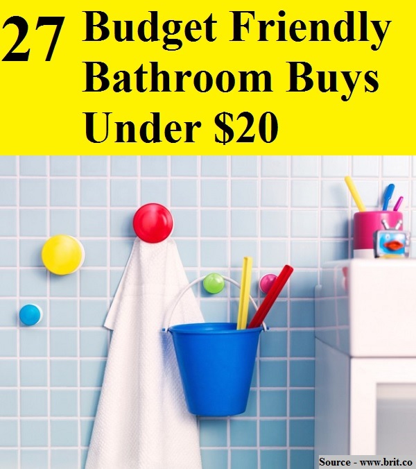 27 Budget Friendly Bathroom Decor Ideas Under $20
