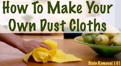 How to Make Your Own Dust Cloths