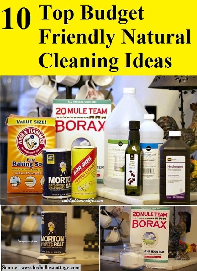 10 Top Budget Friendly Natural Cleaning Ideas