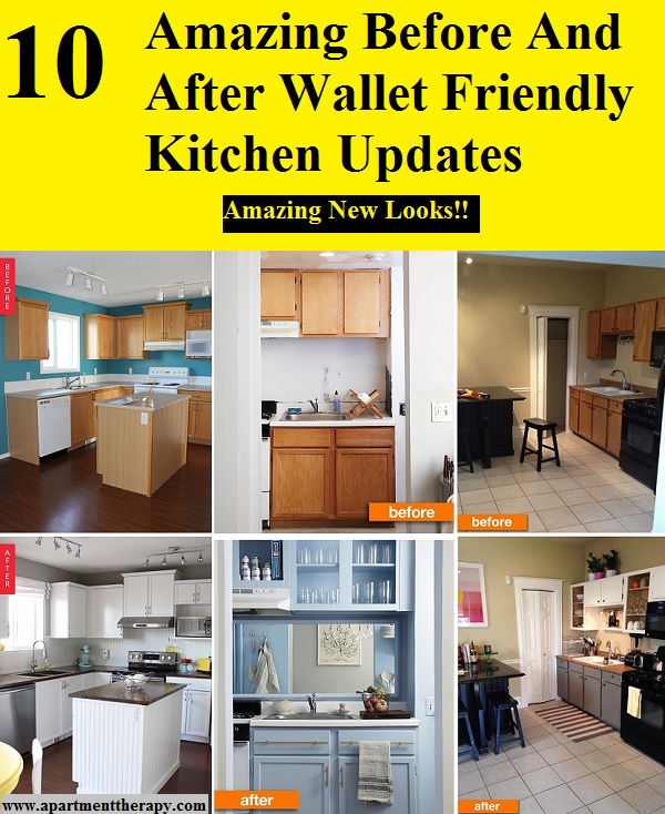 10 Amazing Before And After Wallet Friendly Kitchen Updates