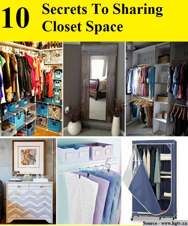 10 Secrets to Sharing Closet Space
