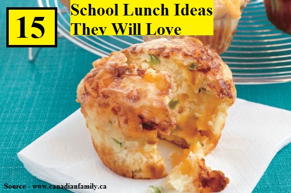 15 School Lunch Ideas They Will Love