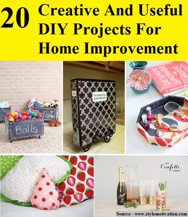 20 Creative And Useful DIY Projects For Home Improvement