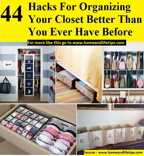 44 Hacks for Organizing Your Closet Better Than You Ever Have Before