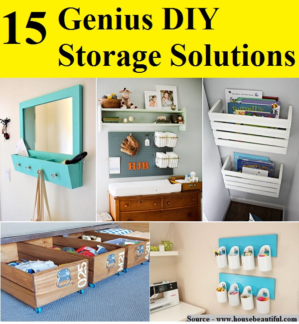 15 Genius DIY Storage Solutions