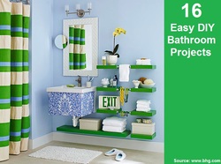 16 Easy DIY Bathroom Projects