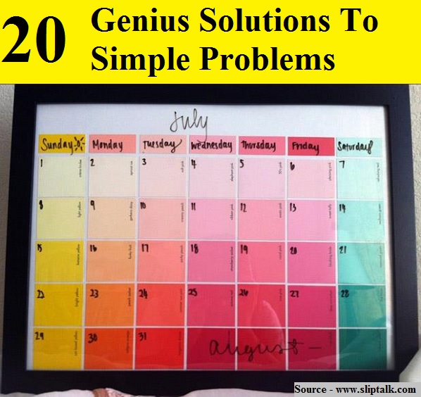20 Genius Solutions To Simple Problems