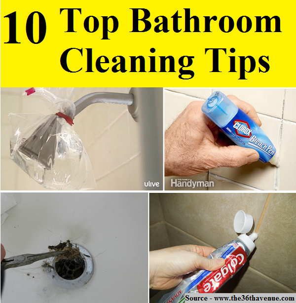 10 Top Bathroom Cleaning Tips