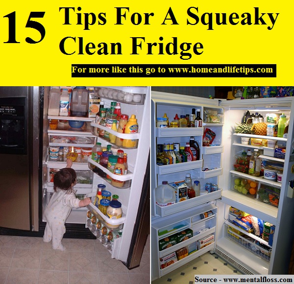 15 Tips For A Squeaky Clean Fridge