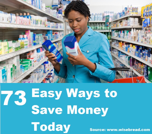 73 Easy Ways to Save Money Today