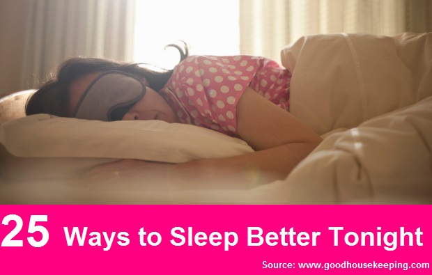 25 Ways to Sleep Better Tonight 