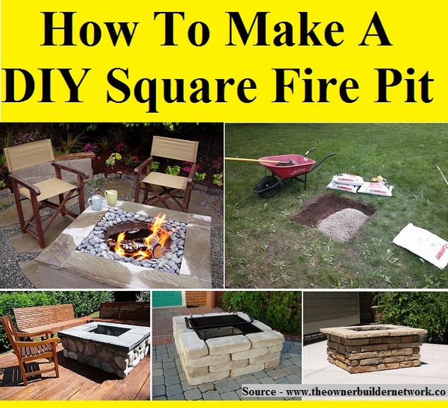 How To Make A DIY Square Fire Pit
