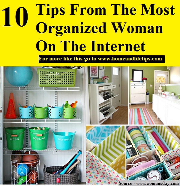 10 Tips From The Most Organized Woman On The Internet