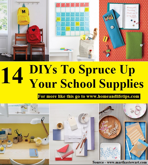 14 DIYs To Spruce Up Your School Supplies