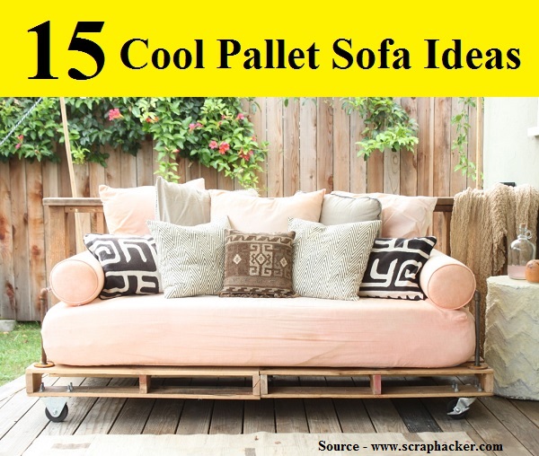 15 Cool Pallet Sofa Ideas