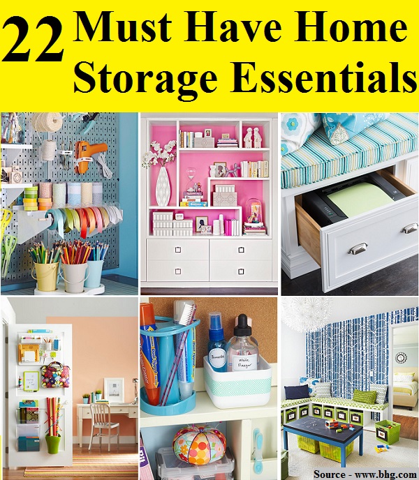 22 Must Have Home Storage Essentials