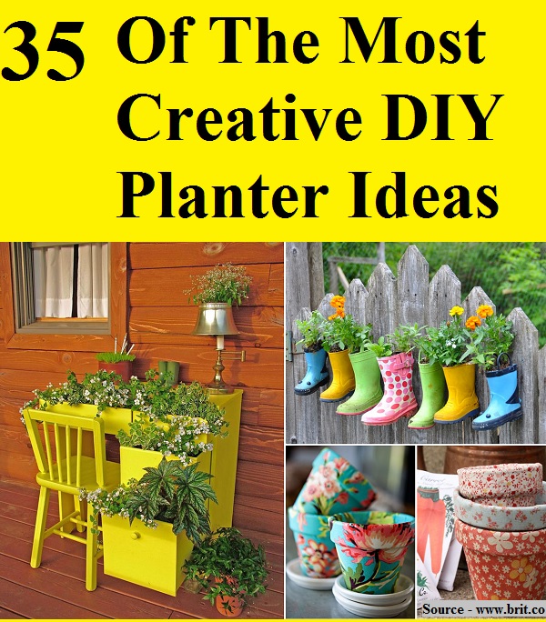 35 Of The Most Creative DIY Planter Ideas