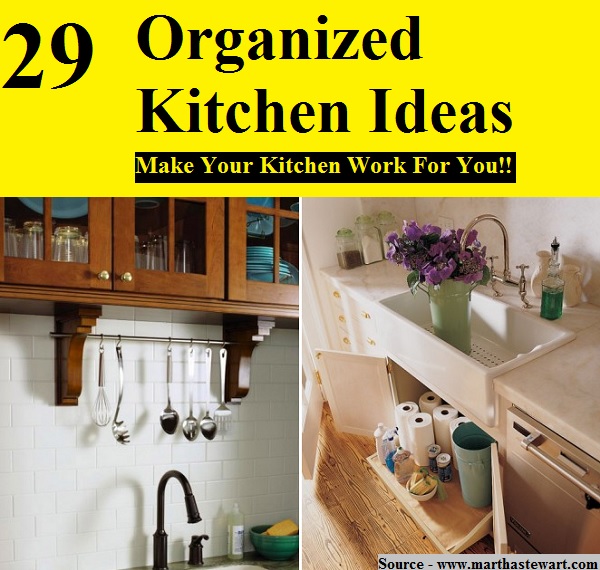 29 Organized Kitchen Ideas