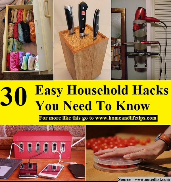 30 Easy Household Hacks You Need To Know