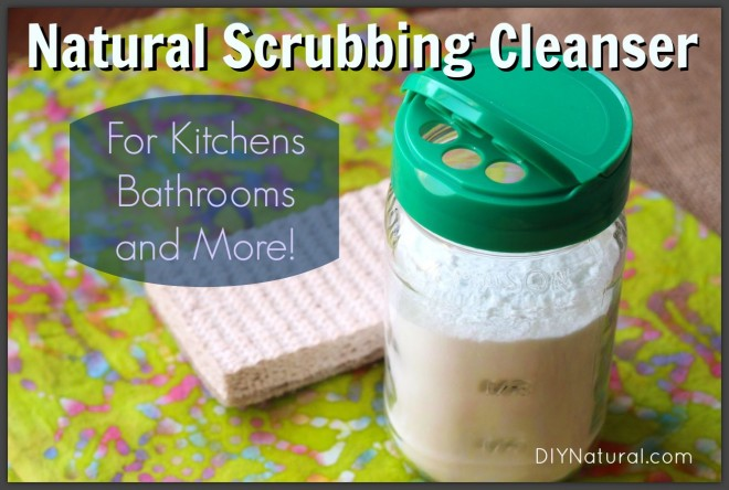 DIY Natural Powdered Scrubbing Cleanser