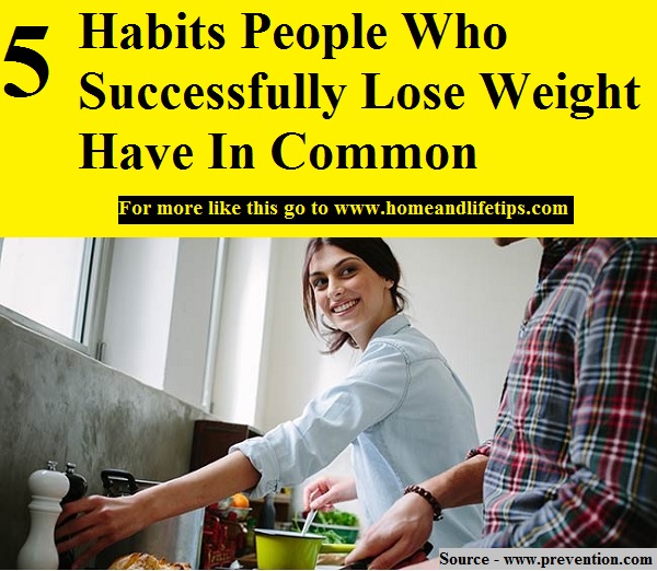 5 Habits People Who Successfully Lose Weight Have In Common