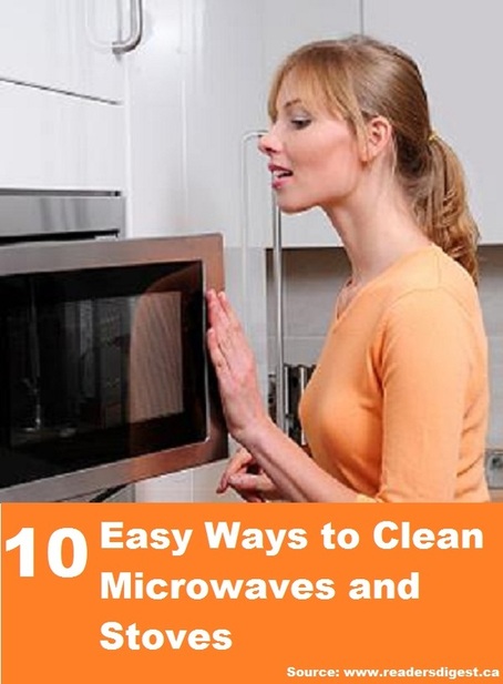 10 Easy Ways to Clean Microwaves and Stoves 