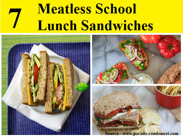 7 Meatless School Lunch Sandwiches