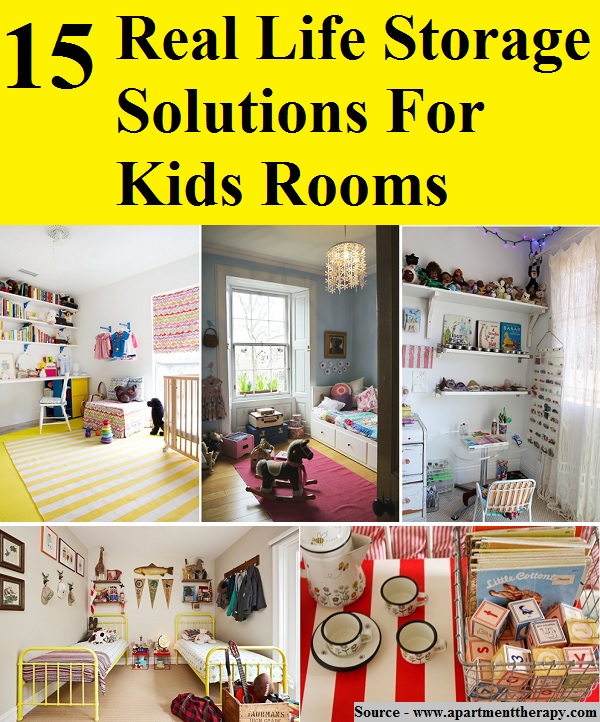 15 Real Life Storage Solutions For Kids Rooms