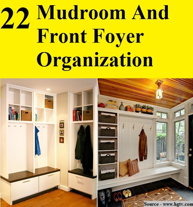 22 Mudroom And Front Foyer Organization