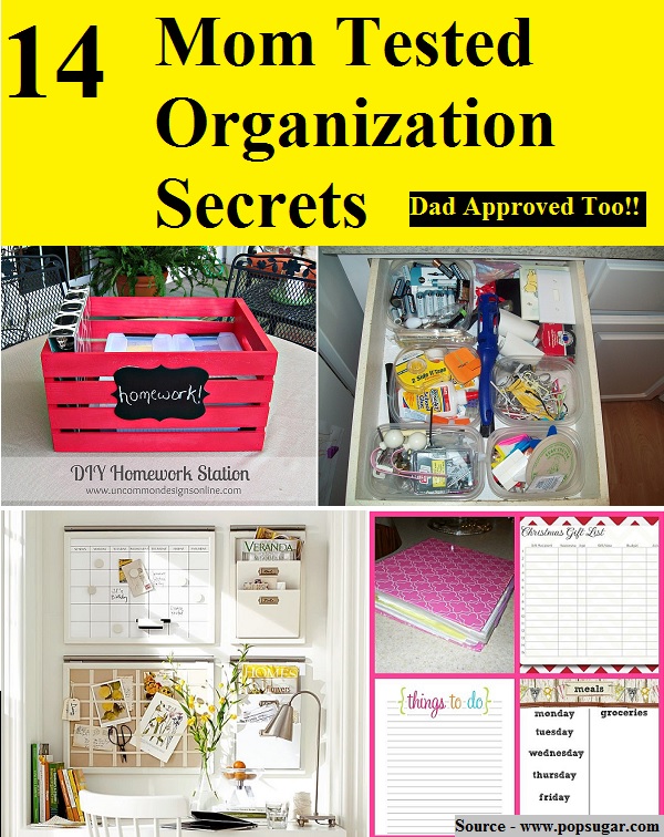 14 Mom Tested Organization Secrets