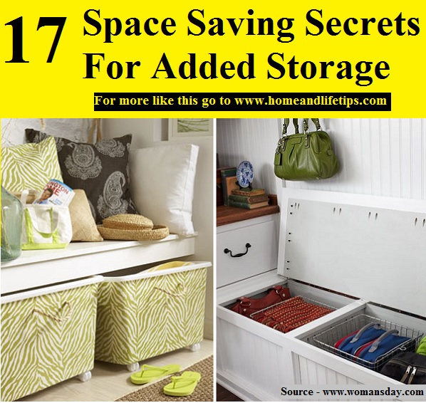 17 Space Saving Secrets For Added Storage