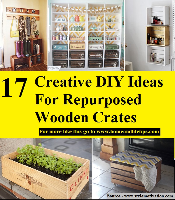 17 Creative DIY Ideas For Repurposed Wooden Crates