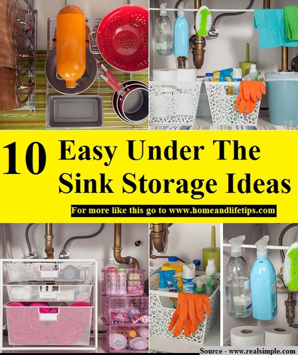 10 Easy Under The Sink Storage Ideas