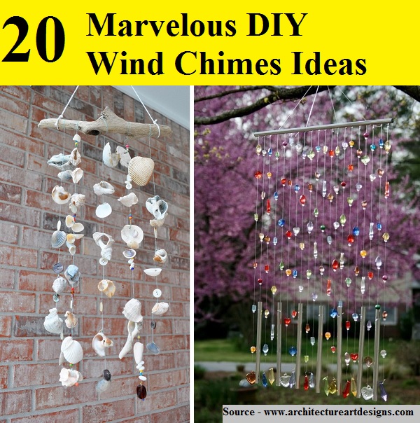 20 Marvelous DIY Wind Chimes Ideas