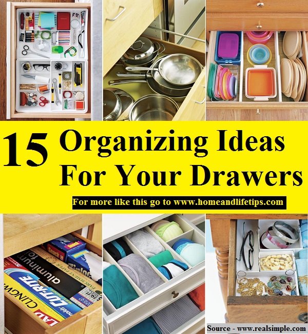 15 Organizing Ideas For Your Drawers