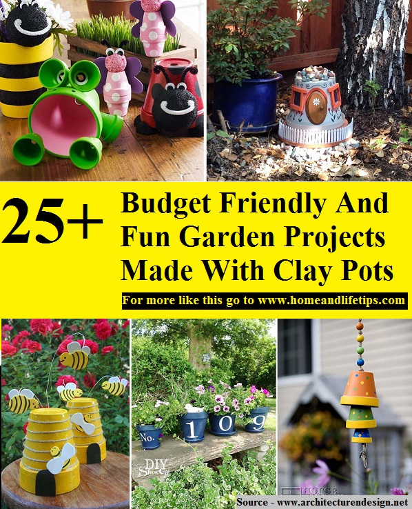 25+ Budget Friendly And Fun Garden Projects Made With Clay Pots
