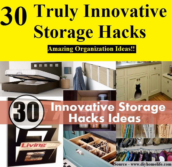 30 Truly Innovative Storage Hacks