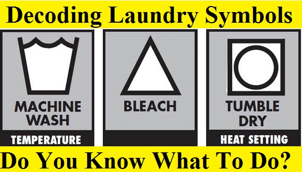 Decoding Laundry Symbols