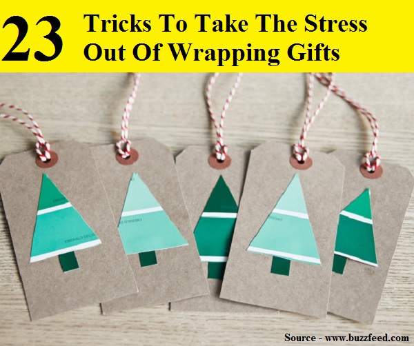 23 Tricks To Take The Stress Out Of Wrapping Gifts