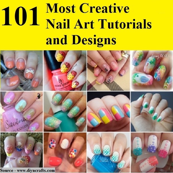101 Most Creative Nail Art Tutorials and Designs